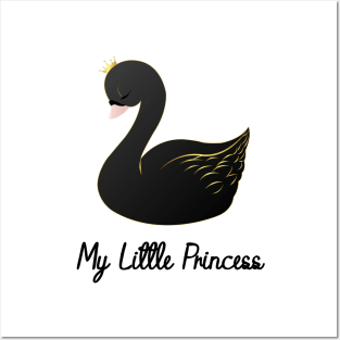 My little princess black swan Posters and Art